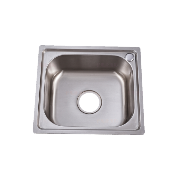 Pull-down stainless steel kitchen sink Practical sink satin