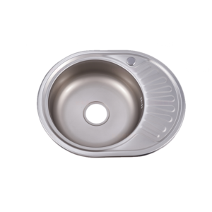 Round sink 304 stainless steel sink surface brushed