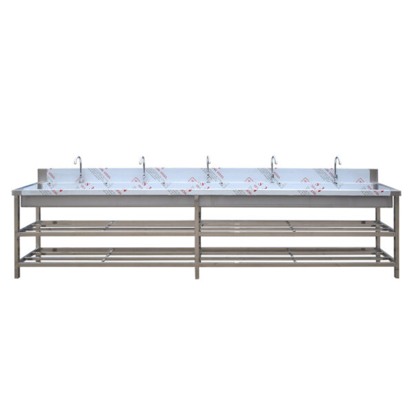 Stainless steel sink custom commercial school canteen washing basin