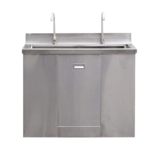Stainless steel sink dust-free workshop single and double sink