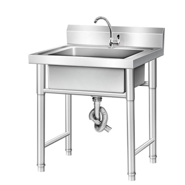 Commercial 304 stainless steel sink single double three sink school sink kitchen canteen