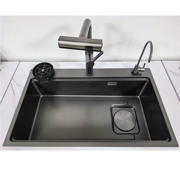 Kitchen sink Large single sink stainless steel kitchen sink - Image 3