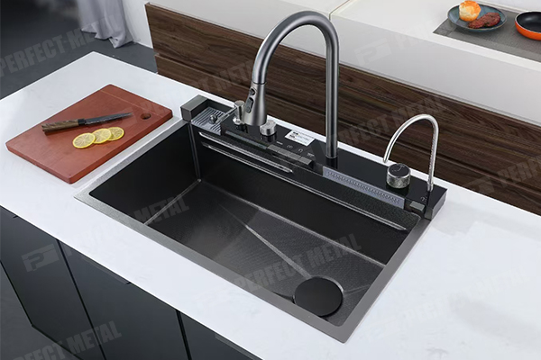 Handmade stainless steel sink