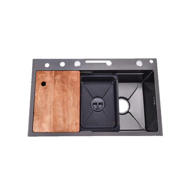 Durable Handmade Stainless Steel Sink with Deep Basin - Image 2