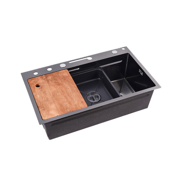 Durable Handmade Stainless Steel Sink with Deep Basin - Image 3
